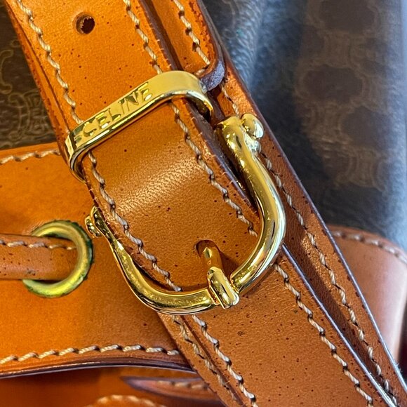 Celine Vintage Macadam Bucket Bag - Preowned - Picture 8 of 16
